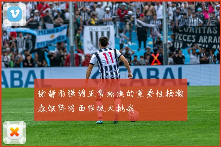 徐静雨强调正常轮换的重要性杨瀚森缺阵将面临极大挑战